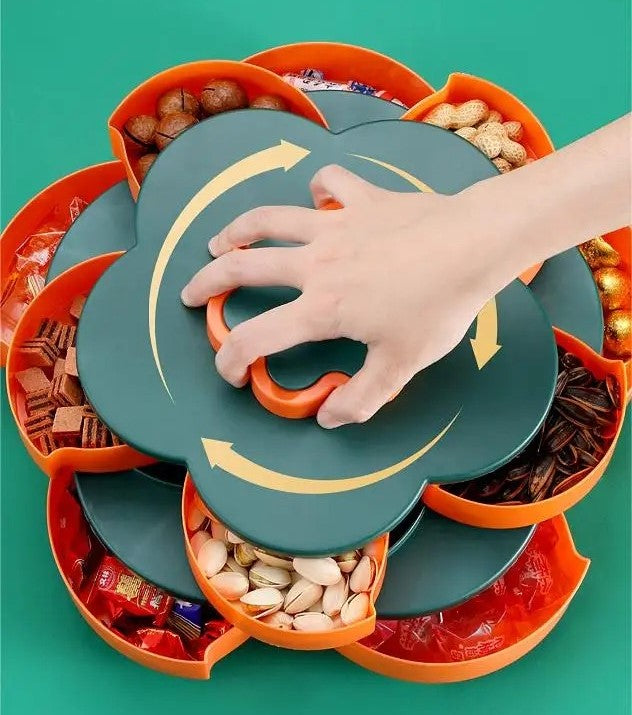 Rotating Flower Storage Box and Phone Holder