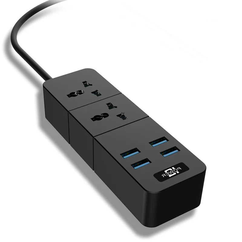Universal Power Strip with USB Ports