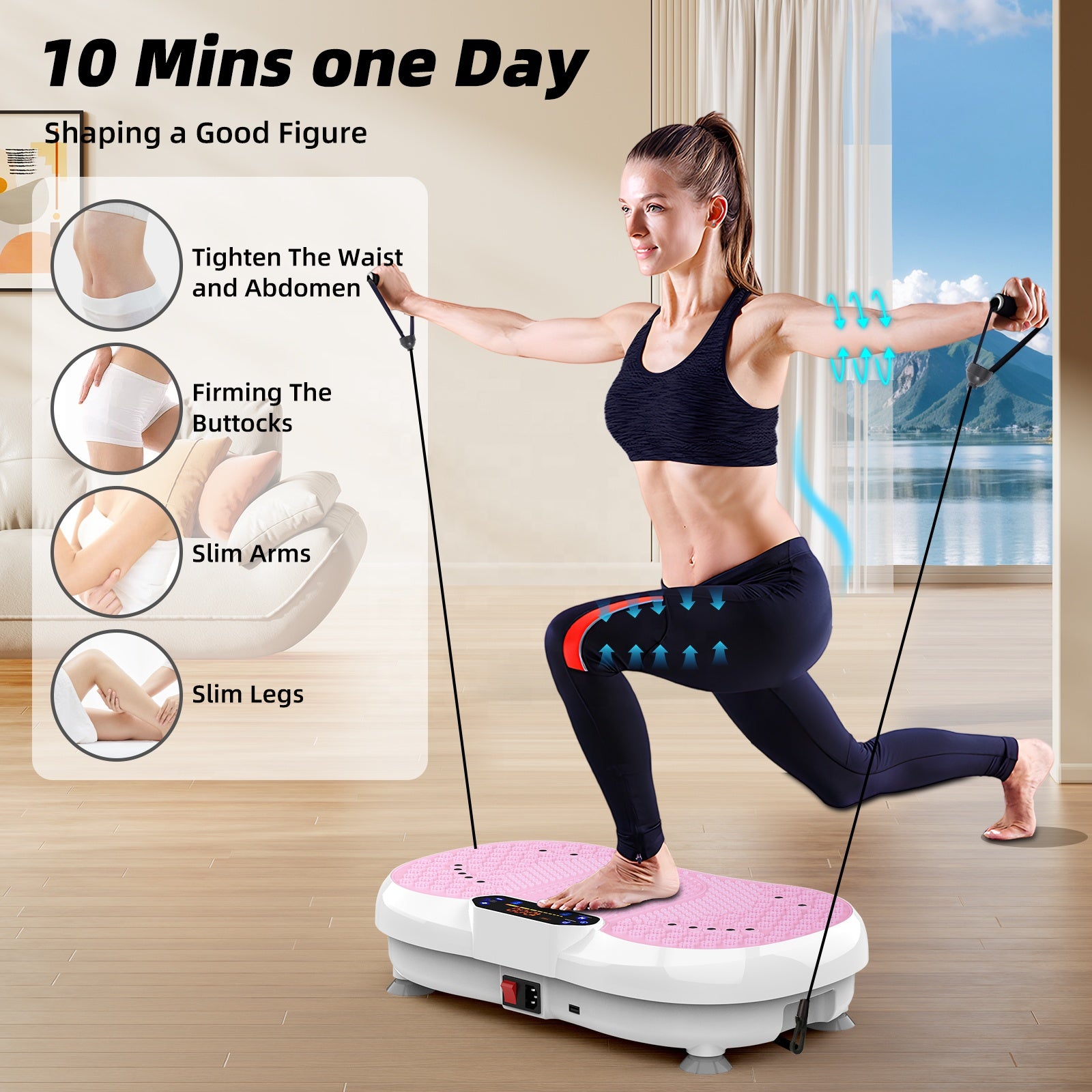 GOFIT Vibration Plate Fitness Machine