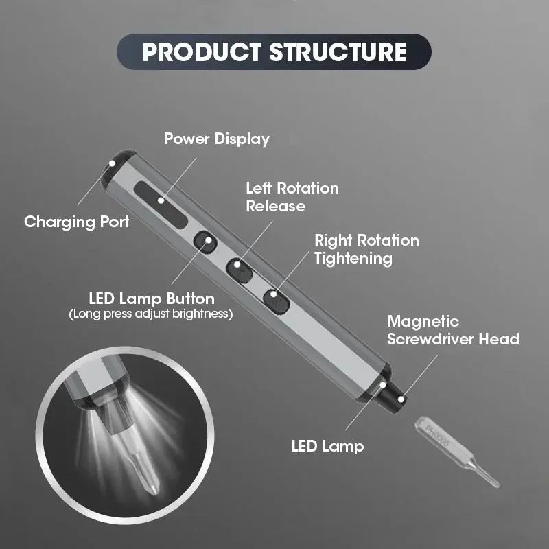 Rechargeable 68 in 1 Electric Screwdriver