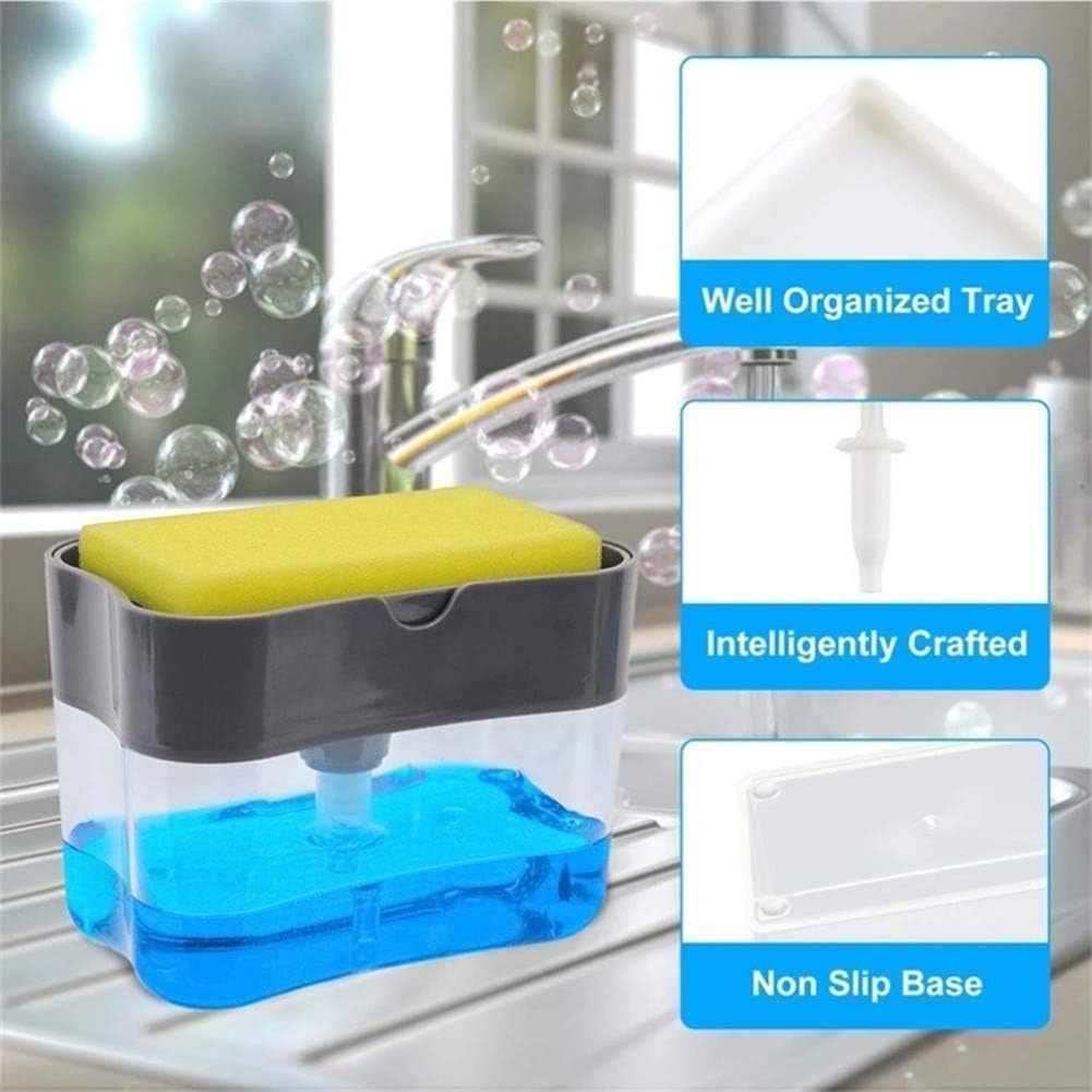 2 in 1 Sponge Holder and Soap Dispenser