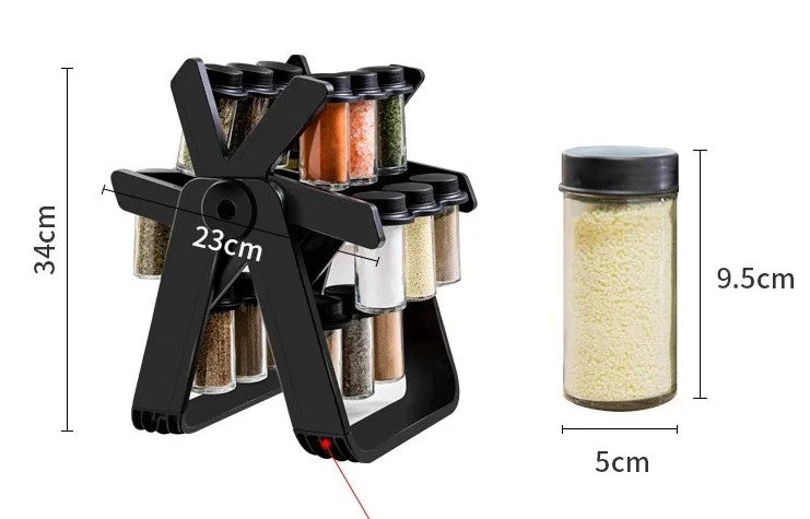 18-Jar Rotating Rack