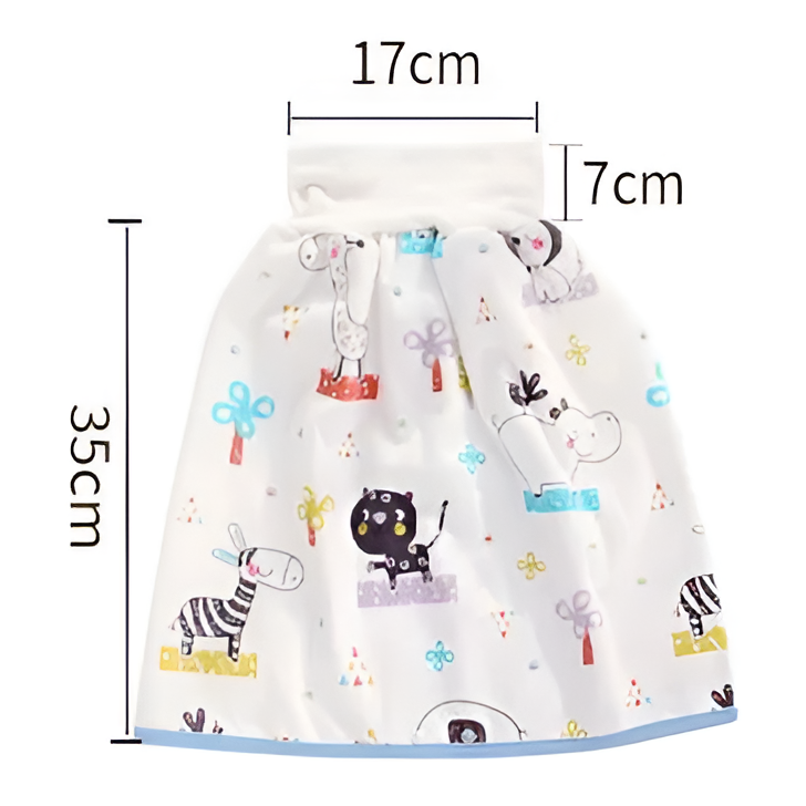 2 in 1 Toddler Diaper Skirt