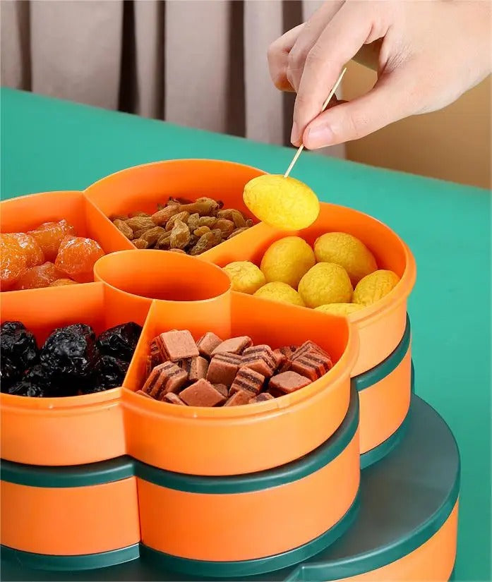 Rotating Flower Storage Box and Phone Holder