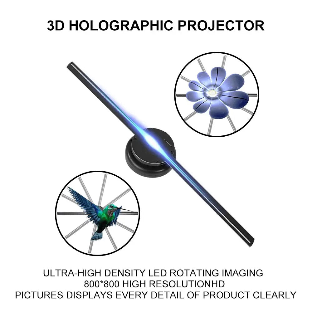 3D Hologram Fan Projector