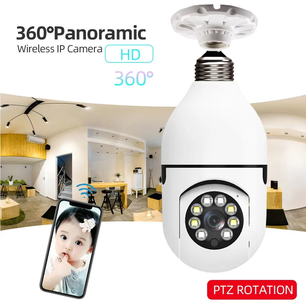 Light Bulb Security Camera 720P