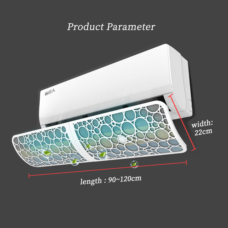 Retractable AC Wind Deflector