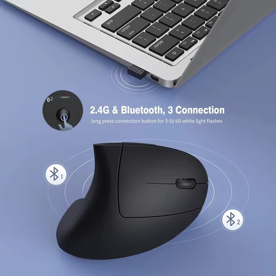 Vertical Ergonomic Wireless Mouse