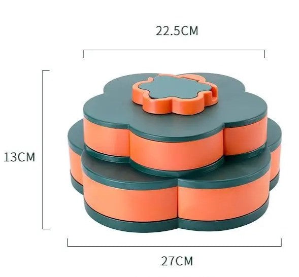 Rotating Flower Storage Box and Phone Holder