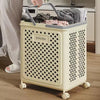 Foldable Rolling Laundry Basket