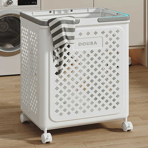 Foldable Rolling Laundry Basket