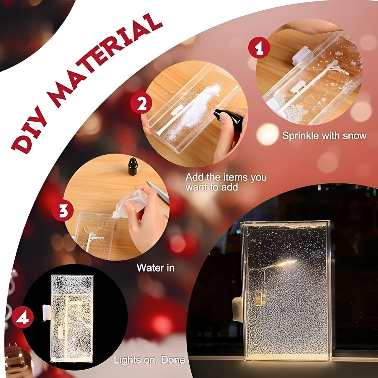 DIY Snow Street Light