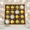 Golden Christmas Balls