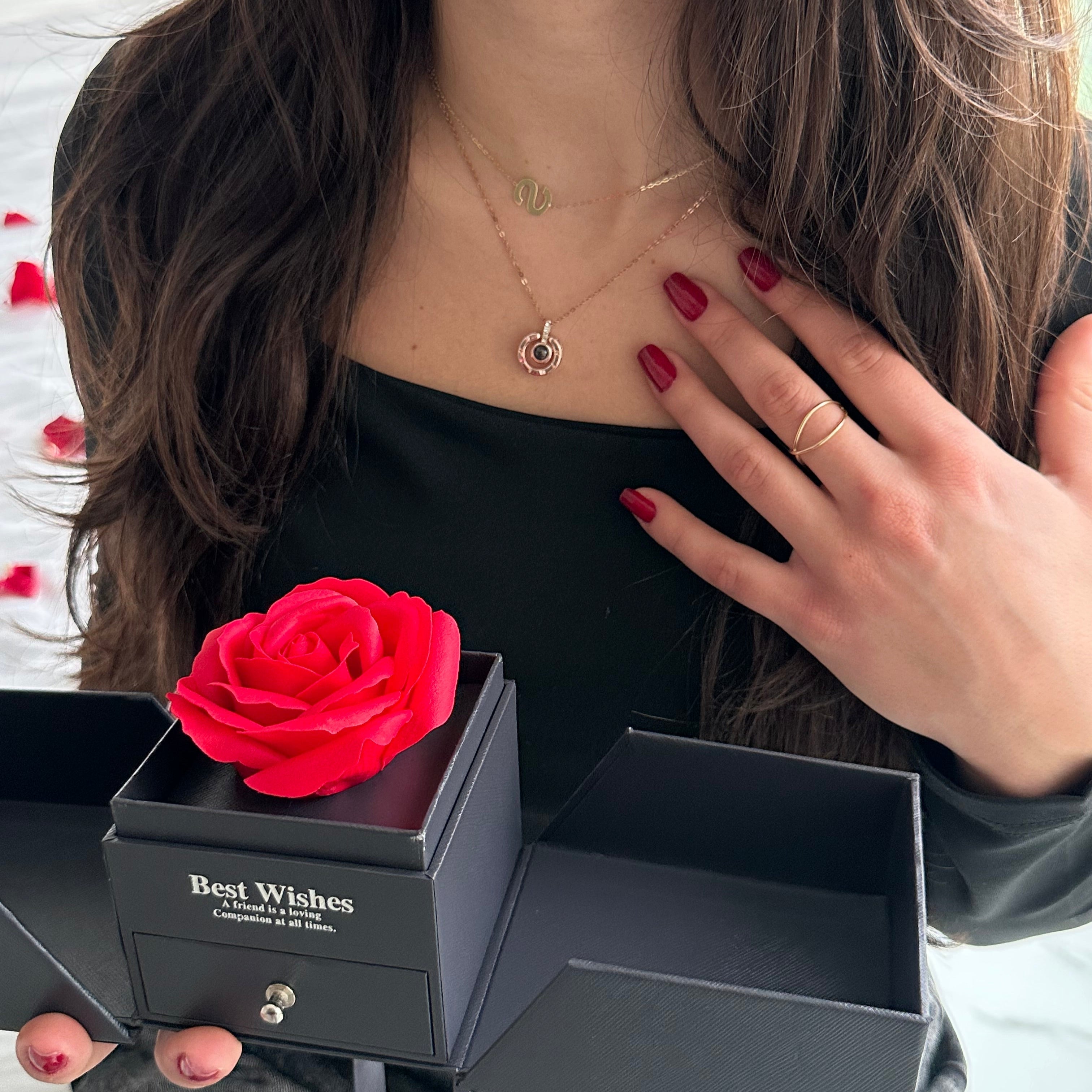 100 "I Love You" Necklace Box