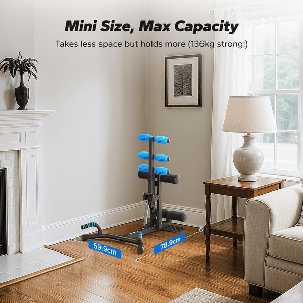 2-in-1 Squat & Push-Up Machine
