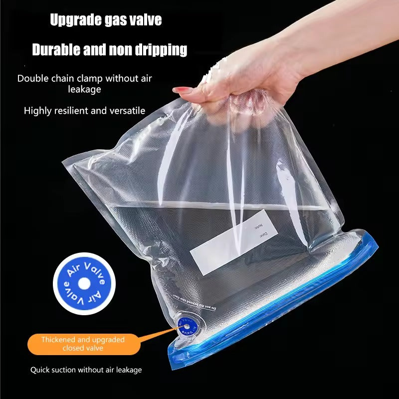 Reusable Vacuum Bags - Set of 10 (Without Pump)