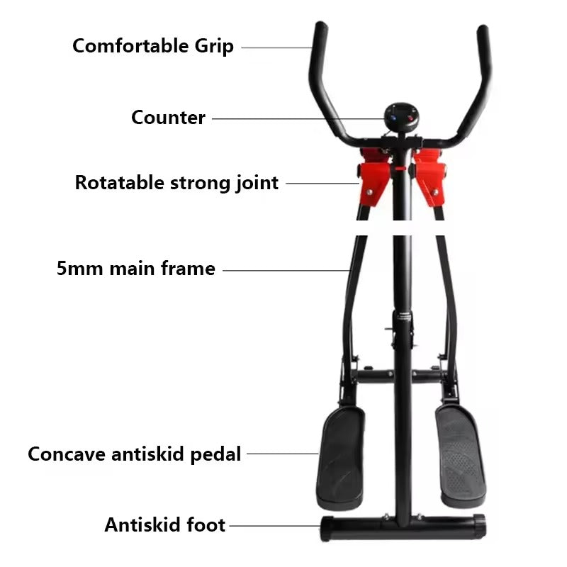 Foldable Air Walker Exercise Machine