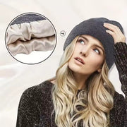 Satin lined winter hat