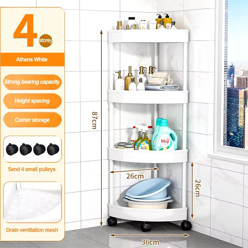 90° Shower Corner Rack