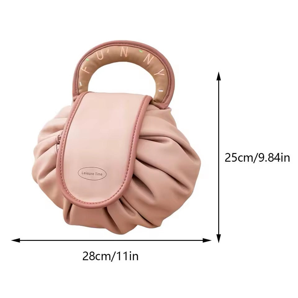 Flat Expandable Makeup Bag