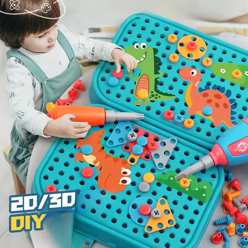 Kids Dinosaur Tool Set Game
