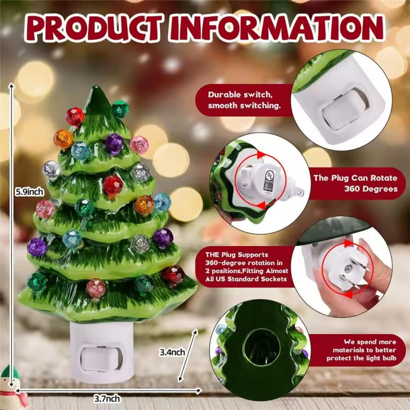 Wall Plug Christmas Tree