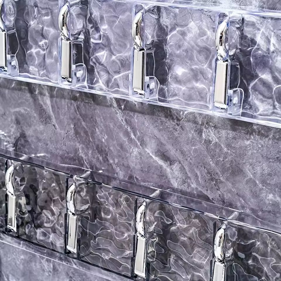 Suction Cup Folding Hook Rack