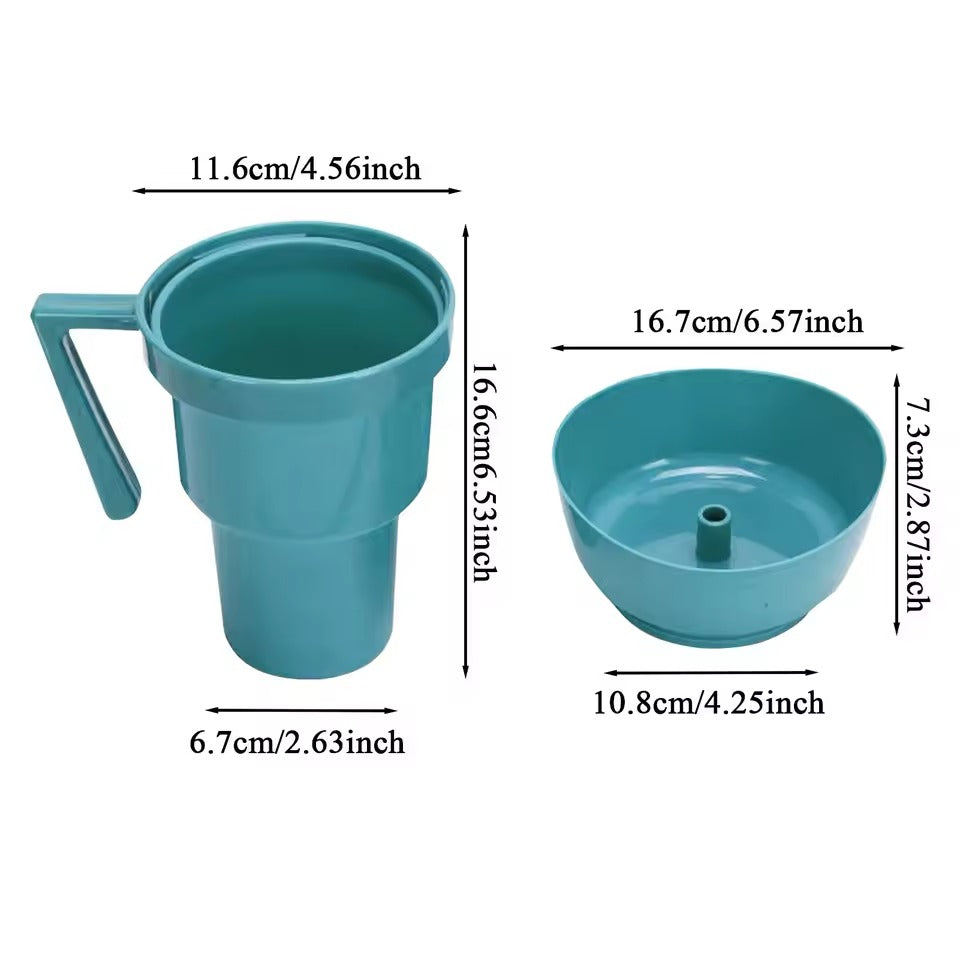 2 in 1 Snack & Drink Cup