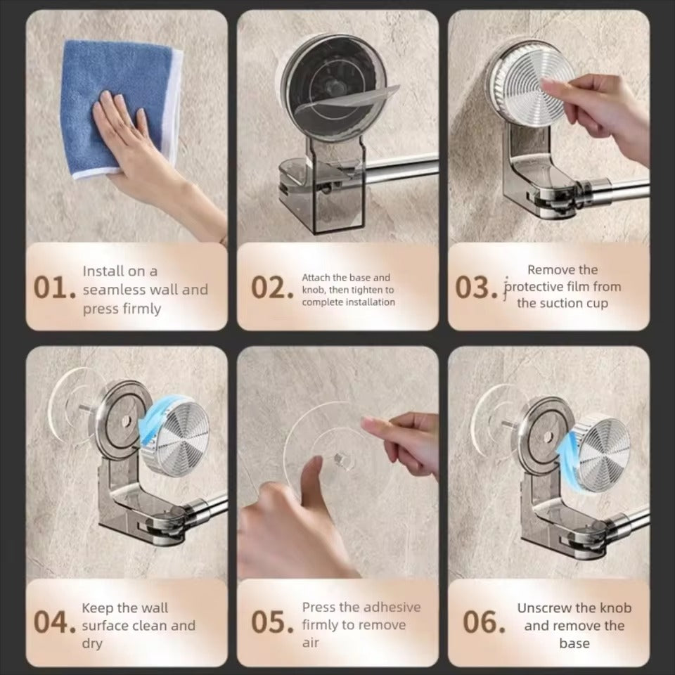 Rotating Retractable Suction Hook