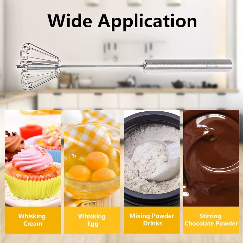 Automatic Hand-Push Whisk