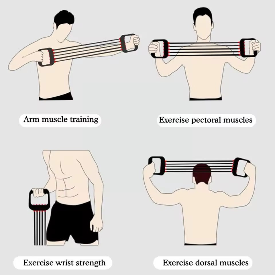 5 Levels Adjustable Resistance Band