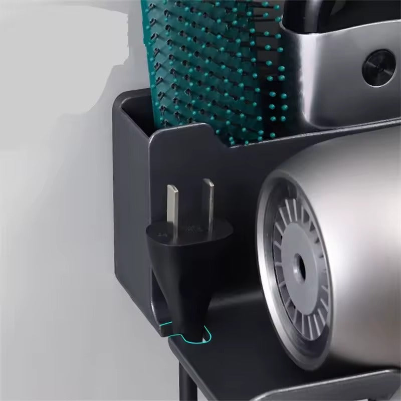 Wall-Mounted Hair Dryer Holder