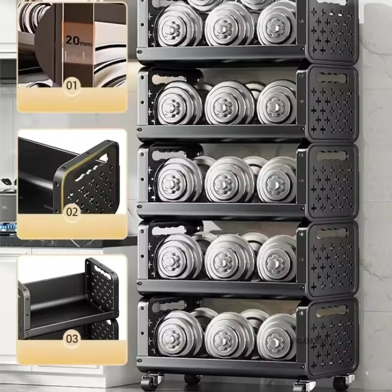 5-Tier Stackable Kitchen Basket