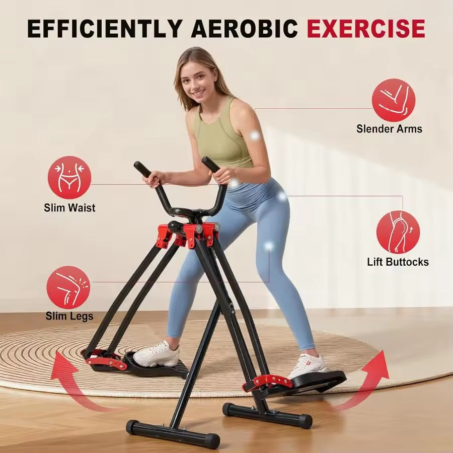 Foldable Air Walker Exercise Machine