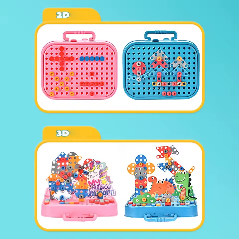 Kids Dinosaur Tool Set Game