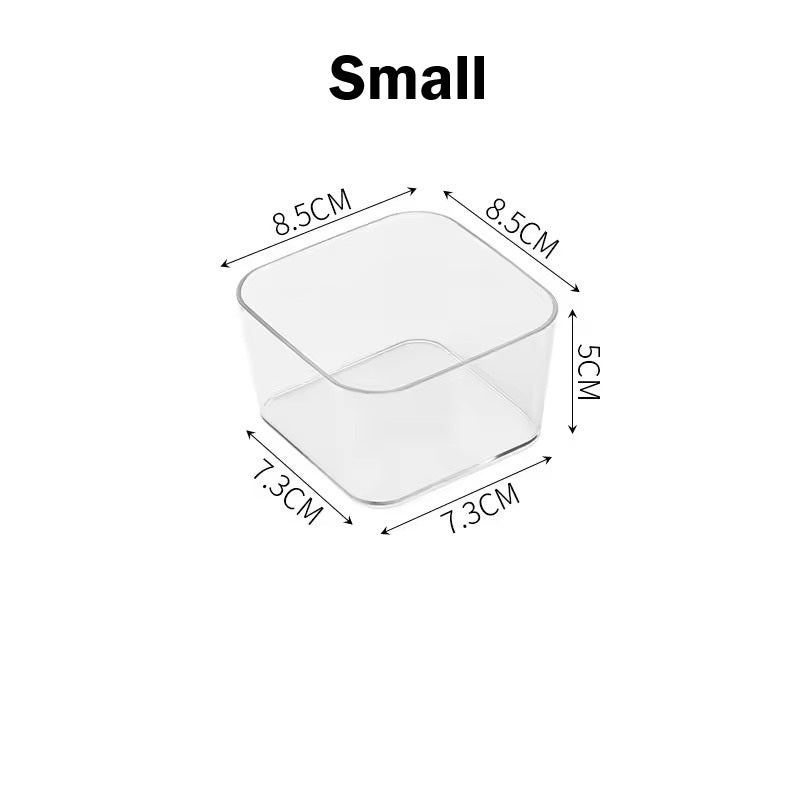 Clear Desk Drawer Organizer
