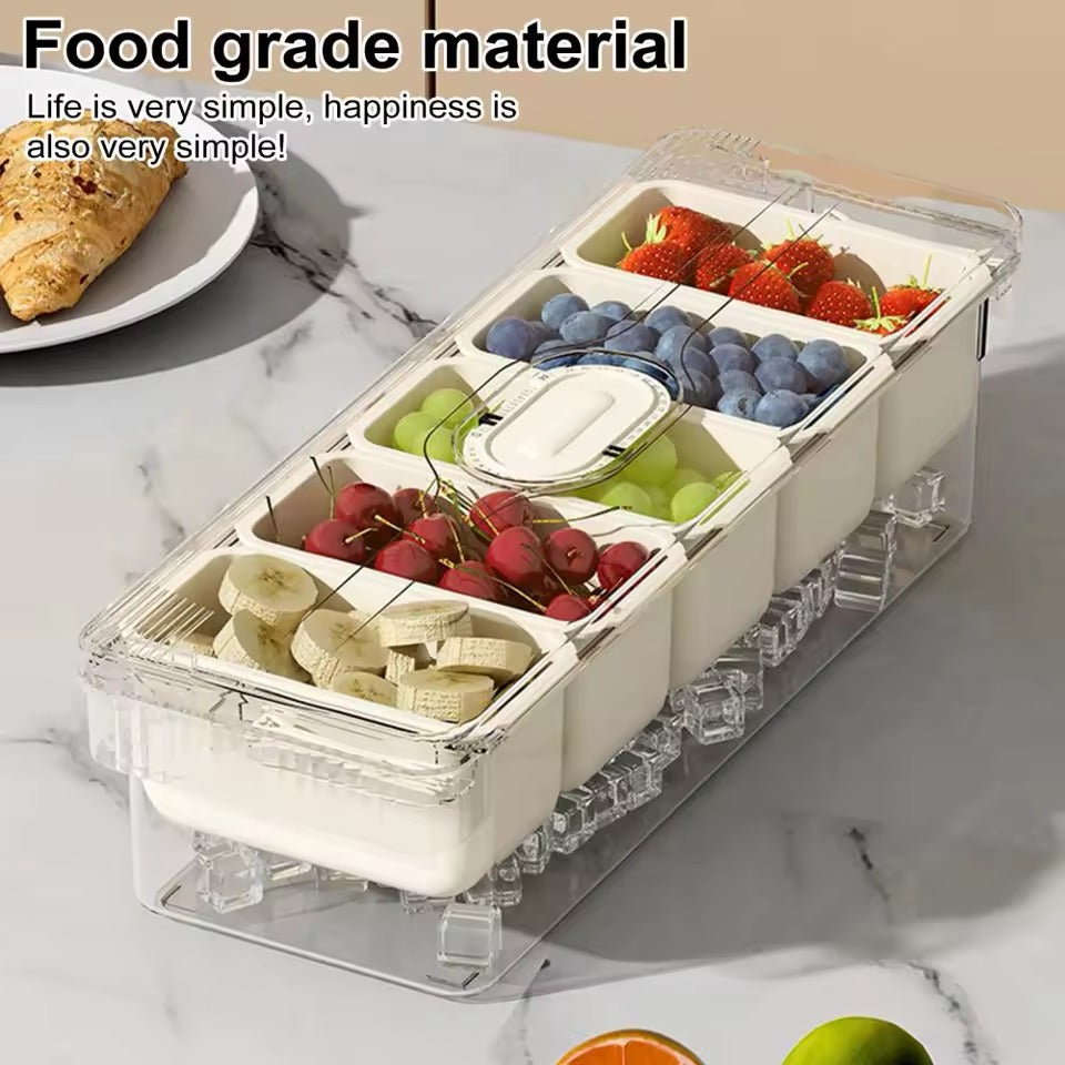 5 in 1 Transparent Storage Containers