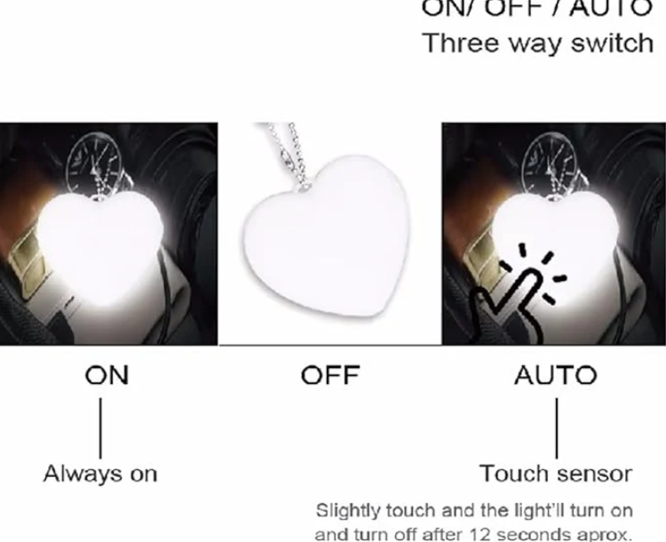 Heart Rechargeable Light
