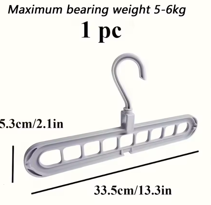 9-Holes Space Saving Hangers