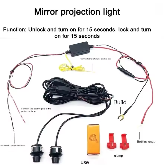 Car Angel Wings Light