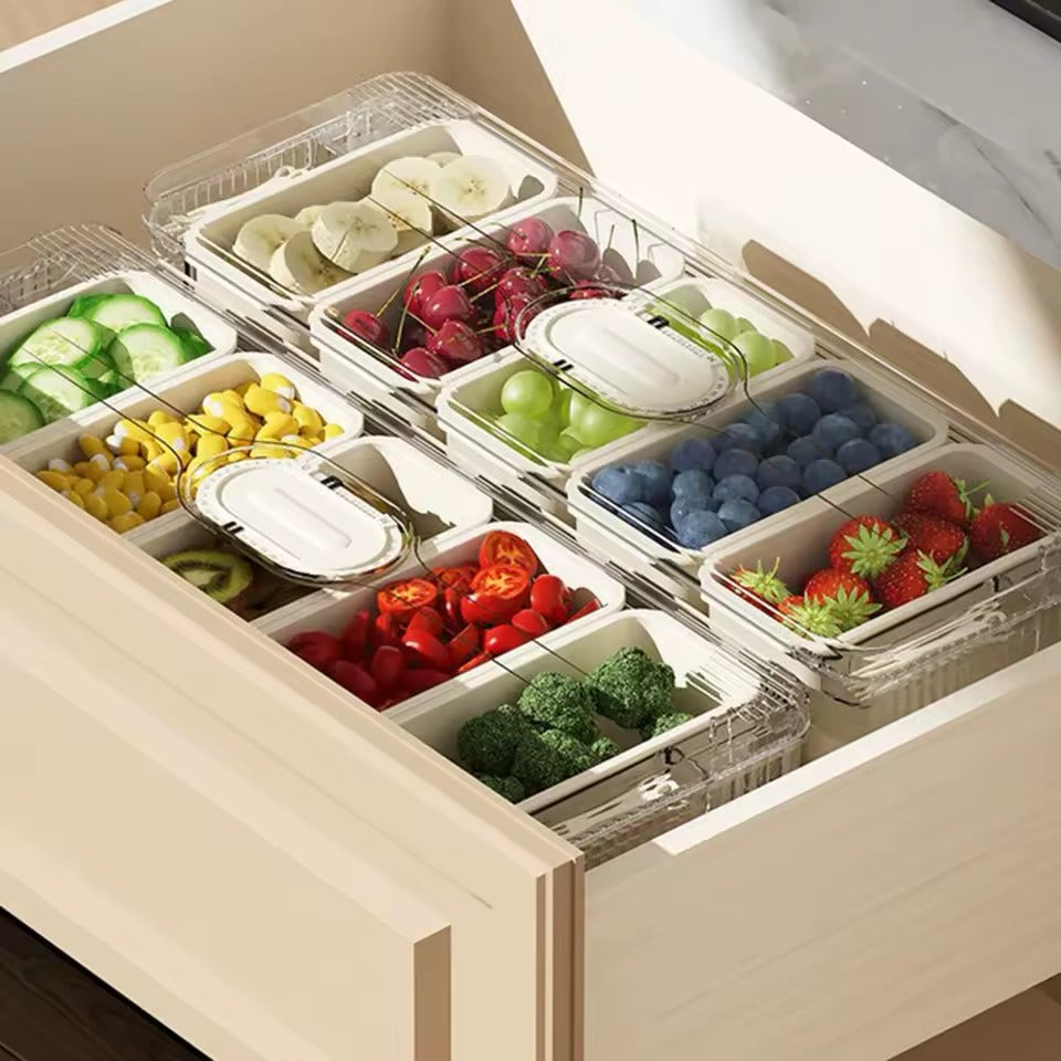 5 in 1 Transparent Storage Containers