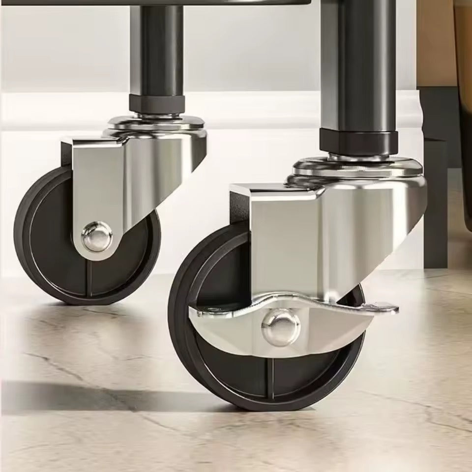 Slim Rolling Side Table