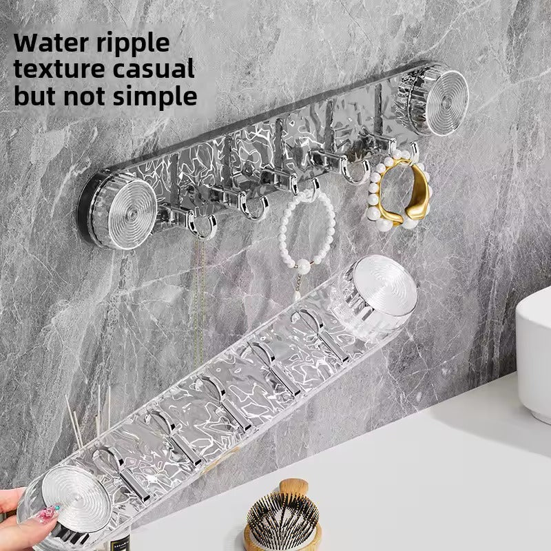 Suction Cup Folding Hook Rack