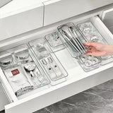 Clear Desk Drawer Organizer