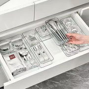Clear Desk Drawer Organizer