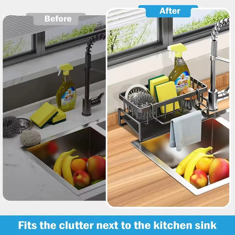 Kitchen Sink Rack with Quick Drain