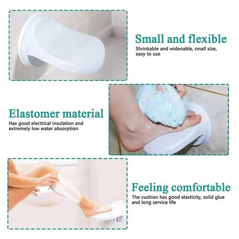 Bathroom Suction Cup Footrest