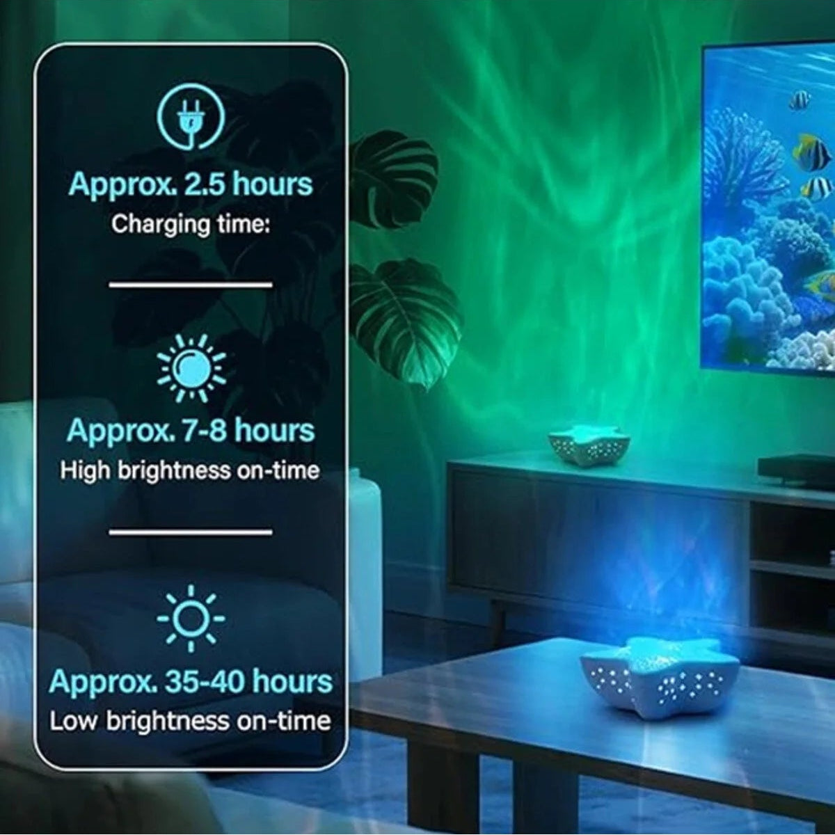 Starfish Projection Lamp