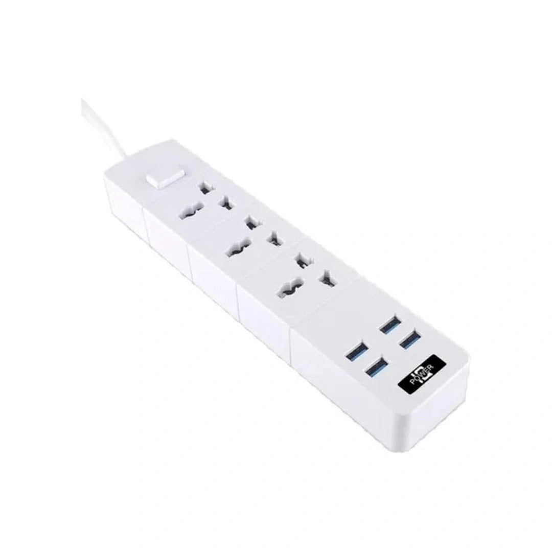 Universal Power Strip with USB Ports