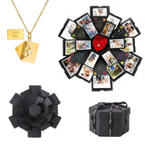 'Love You' Necklace + DIY Explosion Box